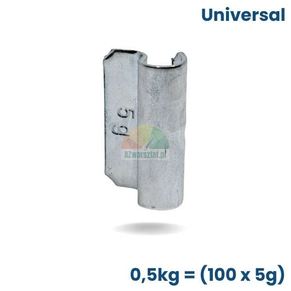 Universalni naklepavaci zavazi 5g pro ocelove rafky, baleni 100 kusu 0,5kg