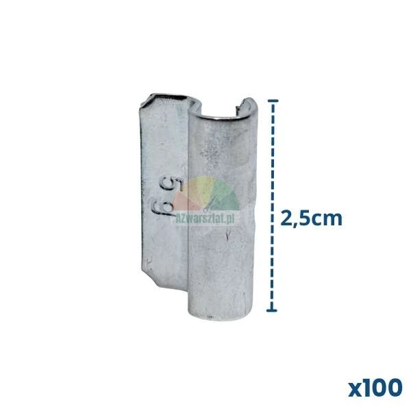 Naklepávací závaží 5g, výška 2,5cm, balení 100 kusů.