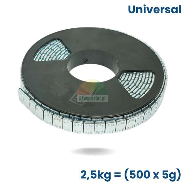 Samolepící vyvažovací závaží na roli pro hliníková kola 500 x 5g (2,5kg)