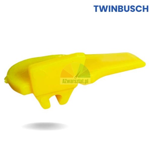 Žluté plastové chrániče montážní hlavy Typ AR, náhrada pro zouvačky Twin Busch.