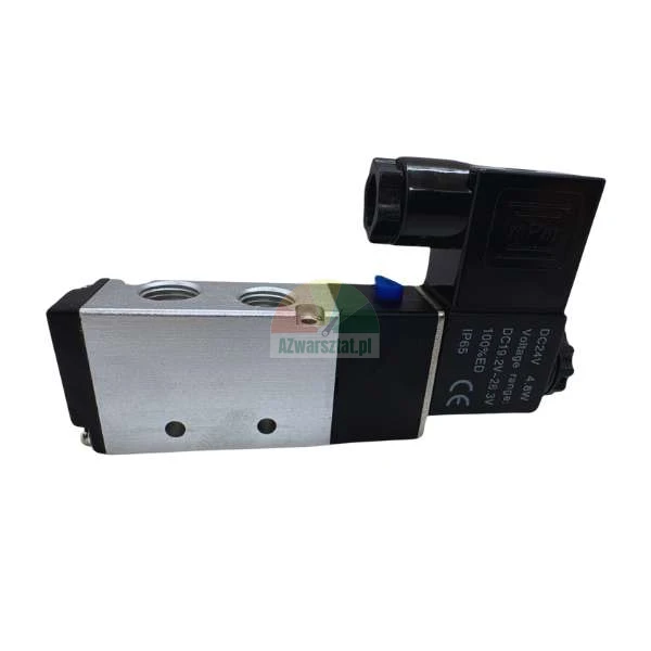 Pneumatický elektromagnetický ventil DC 24V s krytím IP65 a označením CE.