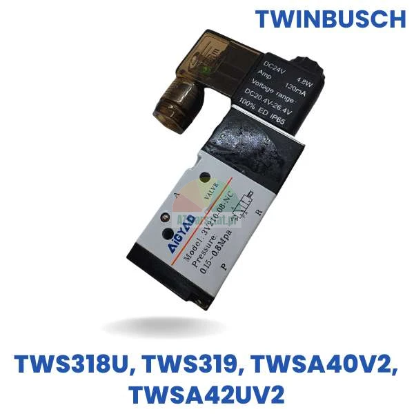 Náhradní Twin Busch: Elektromagnetický pneumatický ventil typ A pro modely TWS318U, TWS319, TWSA40V2 a TWSA42UV2