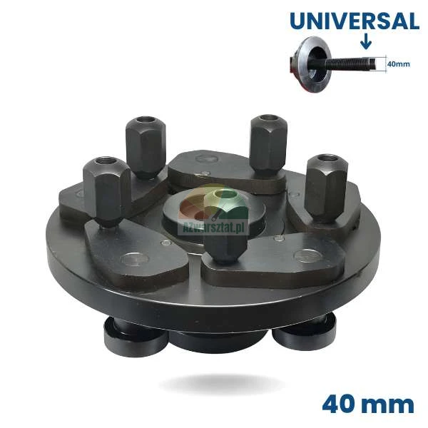 Univerzální 40mm rychloupínací adaptér pro vyvažovačku kol, pro kola bez středového otvoru.