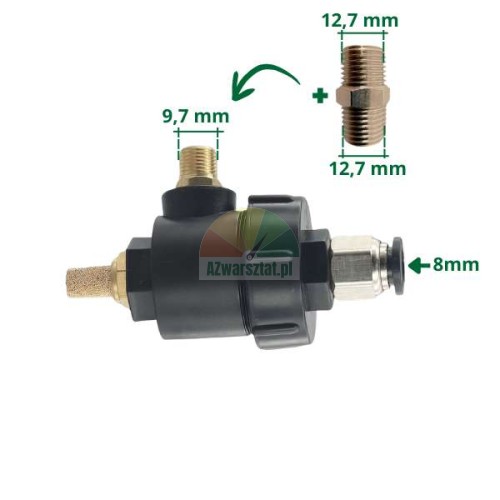 Rychloodvzdušňovací ventil pro zbiják 8mm/9,7mm + 12,7mm