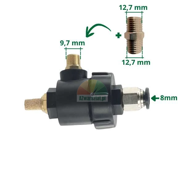 Rychloodvzdušňovací ventil pro zbiják 8mm/9,7mm + 12,7mm