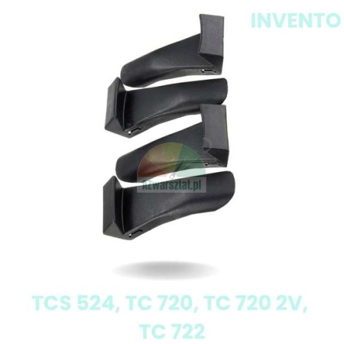 Sada 4 plastových ochran čelistí pro montážní stroje Invento TCS 524, TC 720, TC 722