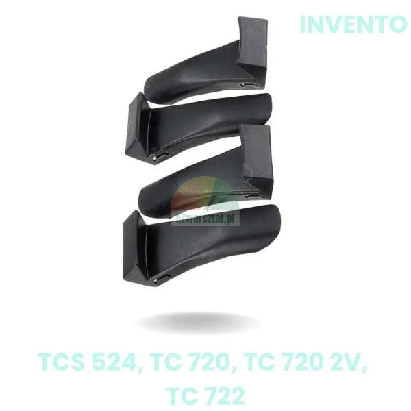 Sada 4 plastových ochran čelistí pro montážní stroje Invento TCS 524, TC 720, TC 722