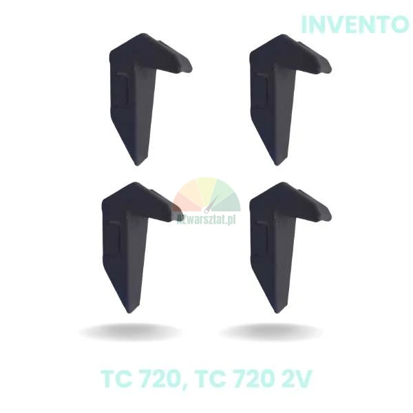 Sada 4 plastových ochranných krytů na čelisti montážního stolu Invento TC 720, TC 720 2V