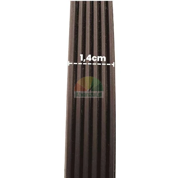 Černý řemen vyvažovačky 83,8cm, šířka 1,4cm, 5 drážek