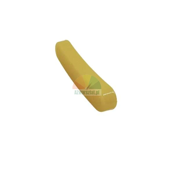 Žlutý plastový podlouhlý prvek se zaoblenými hranami