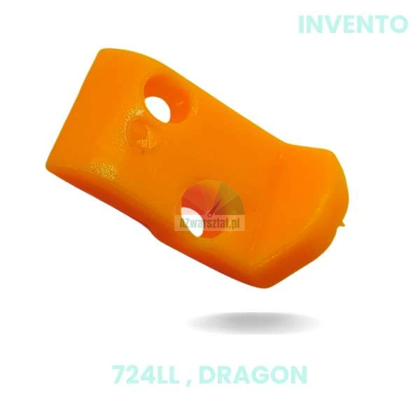 Oranžová plastová ochrana montážní hlavy Invento 724LL Dragon