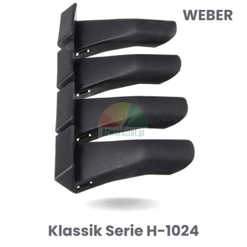 Sada čtyř dlouhých krytů upínacích čelistí pro Weber Klassik Serie H-1024.