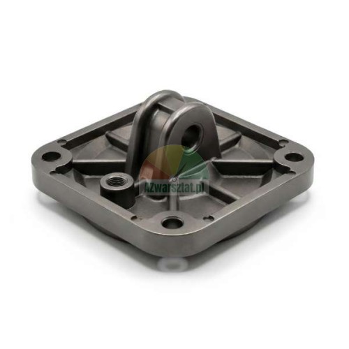 Montážní příruba pro pohon 100mm s okem 11cm, kovový upevňovací prvek.