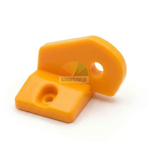 Oranžový plastový kryt montážní patky Typ D pro zouvačky