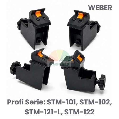 Sada motocyklových adaptérů pro čelisti montážních strojů Weber Profi Serie STM-101, STM-102, STM-121-L, STM-122