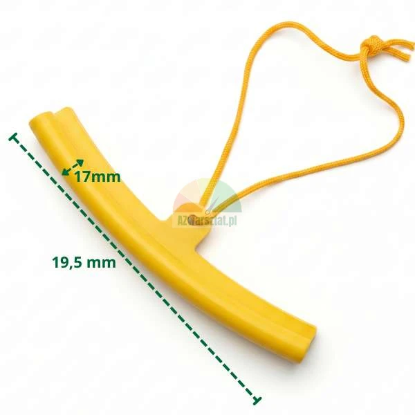 Velký žlutý chránič ráfku 19,5 cm se šňůrkou