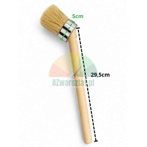 Štětec na montážní pastu 50mm s dřevěnou rukojetí o délce 29,5cm.