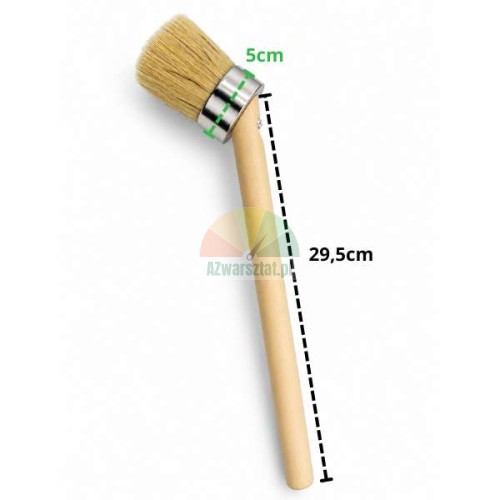 Štětec na montážní pastu 50mm s dřevěnou rukojetí o délce 29,5cm.