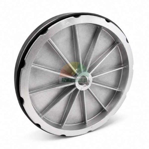 Kovový píst odtlačovacího válce zouvačky pneumatik o průměru 200mm s otvorem 16mm bez závitu a gumovým těsněním