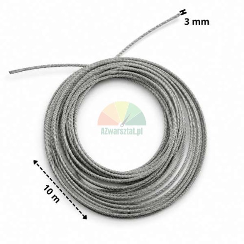 Odblokovaci lanko pro dvousloupovy zvedak 3mm x 10m